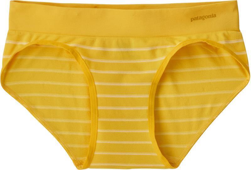 Active Briefs - Womens - Meiners Stripe / Shine Yellow 1