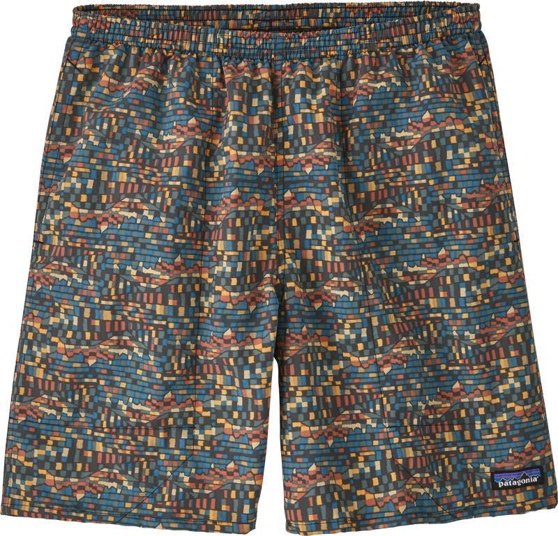 Baggies Longs, 7" Inseam - Mens - Fitz Roy Patchwork / Ink Black 1