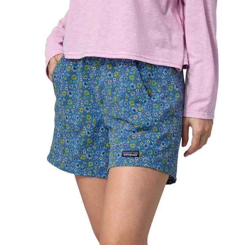 Baggies Shorts, 5" Inseam - Womens - Floral Fun / Vessel Blue 2