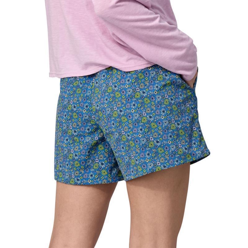 Baggies Shorts, 5" Inseam - Womens - Floral Fun / Vessel Blue 3