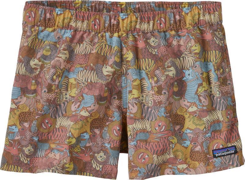 Barely Baggies Shorts, 2.5" Inseam - Womens - together / trip brown 1