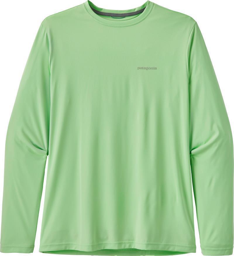 Capilene Cool Daily Fish Graphic LS Shirt - Mens - Brown Trout / Bud Green 2