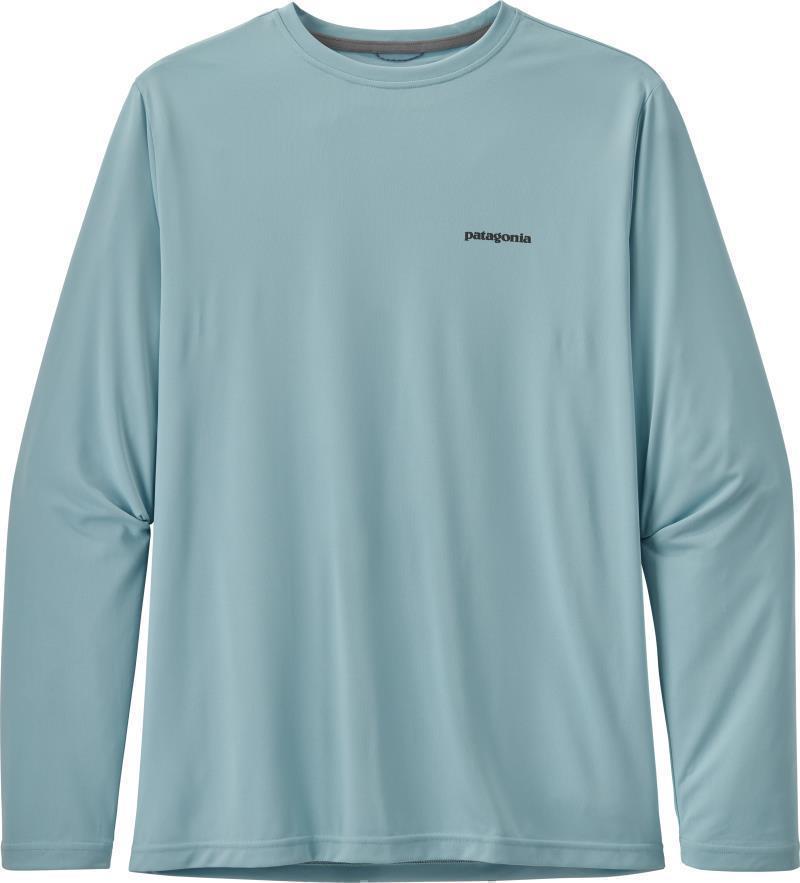 Capilene Cool Daily Fish Graphic LS Shirt - Mens - Free and Wild / Big Sky Blue 2