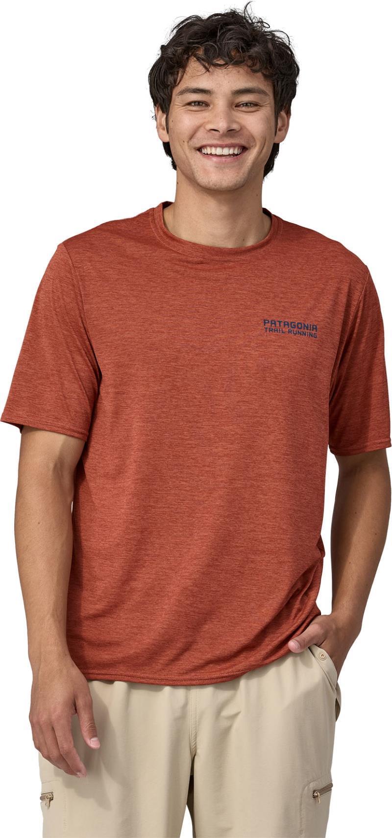 Capilene Cool Daily Graphic Shirt - Lands - Mens - Tree Trotter / Burl Red X-Dye 4