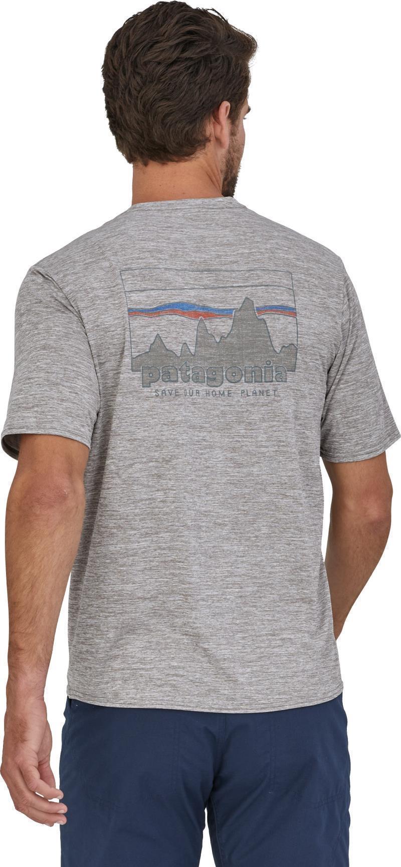 Capilene Cool Daily Graphic Shirt - Mens - 73 Skyline / Feather Grey 4