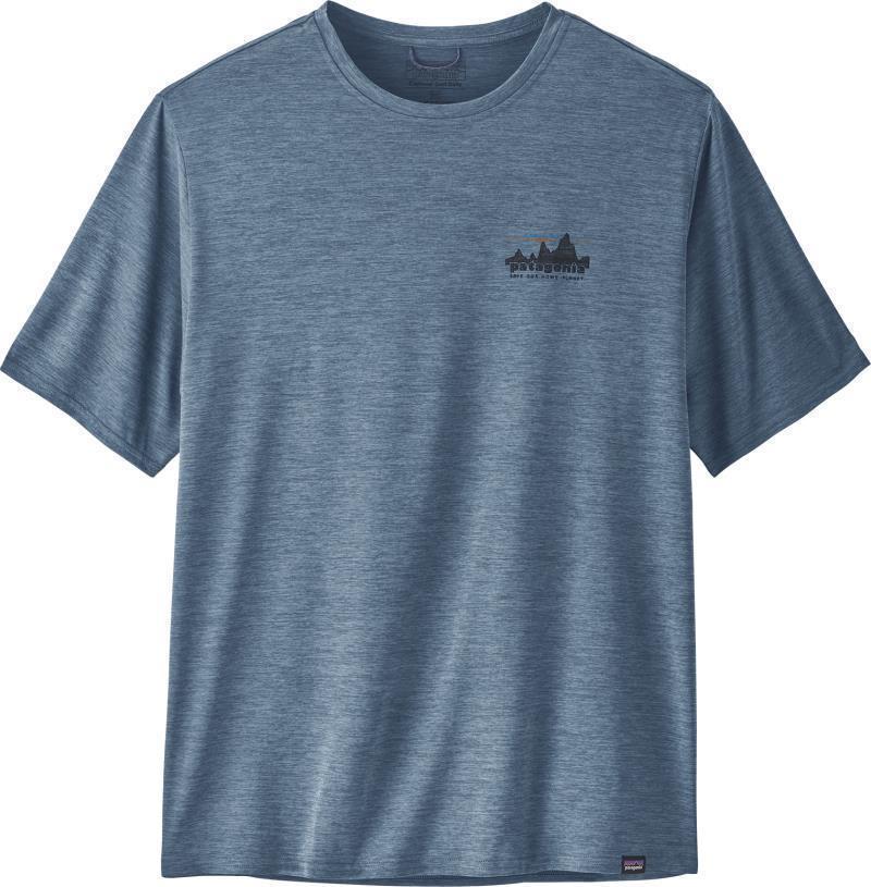 Capilene Cool Daily Graphic Shirt - Mens - 73 Skyline / Utility Blue X-Dye 1