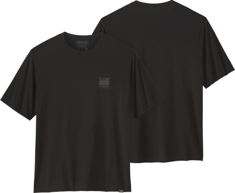 Capilene Cool Daily Graphic Shirt - Mens - Alpine Icon / Black 1