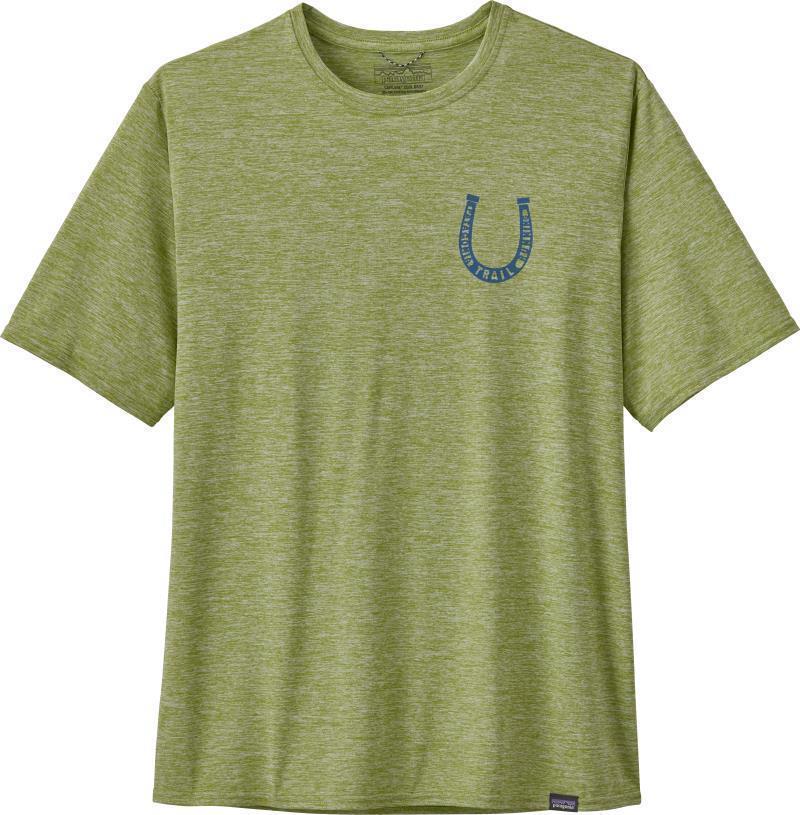 Capilene Cool Daily Graphic Shirt - Mens - Blaze Em / Supply Green 2