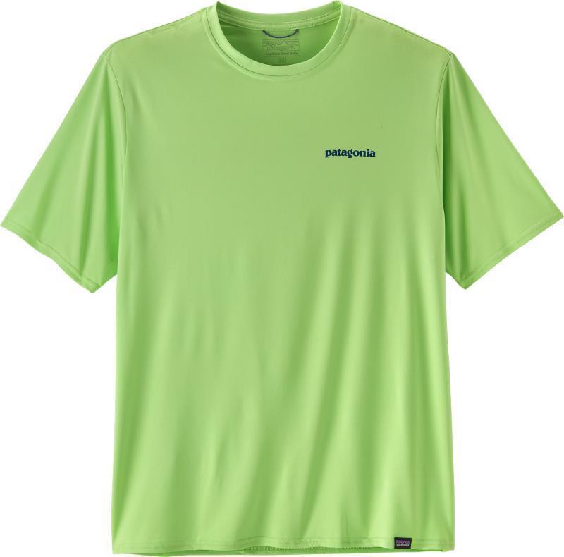 Capilene Cool Daily Graphic Shirt - Waters - Mens - boardshort logo / salamander green 1