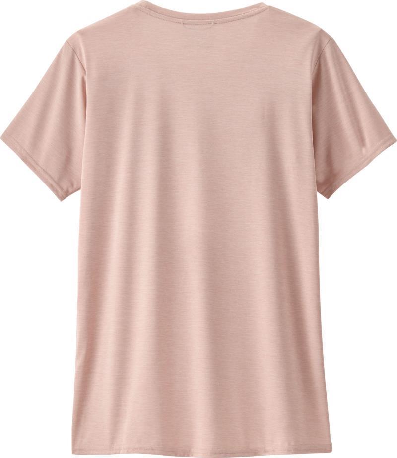 Capilene Cool Daily Graphic Shirt - Waters - Womens - sunrise rollers / cozy peach x-dye 1