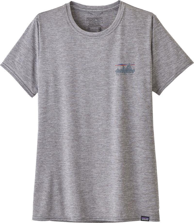 Capilene Cool Daily Graphic Shirt - Womens - 73 Skyline / Feather Grey 2