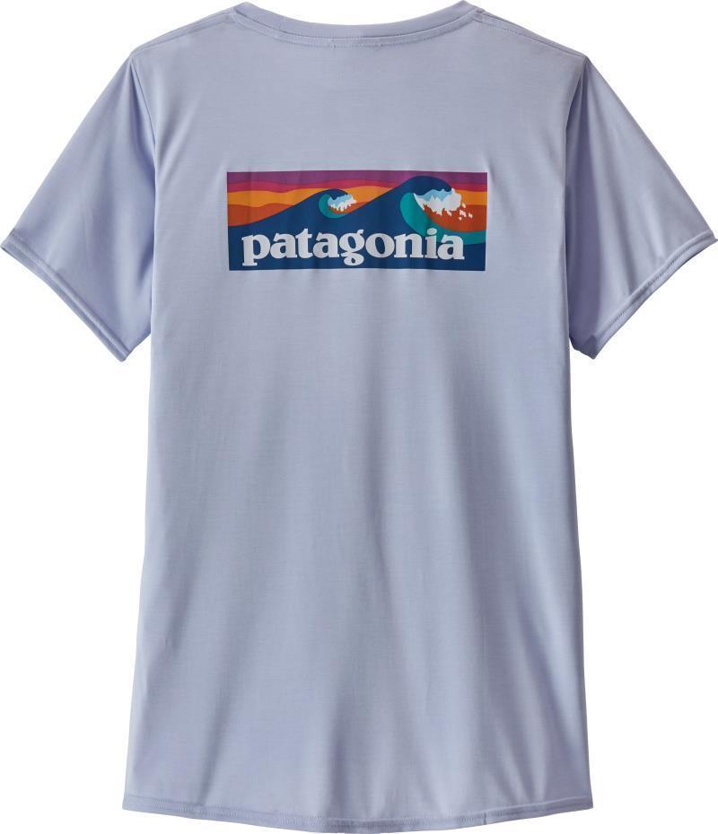 Capilene Cool Daily Graphic Shirt - Womens - Boardshort Logo / Beluga X-Dye 2