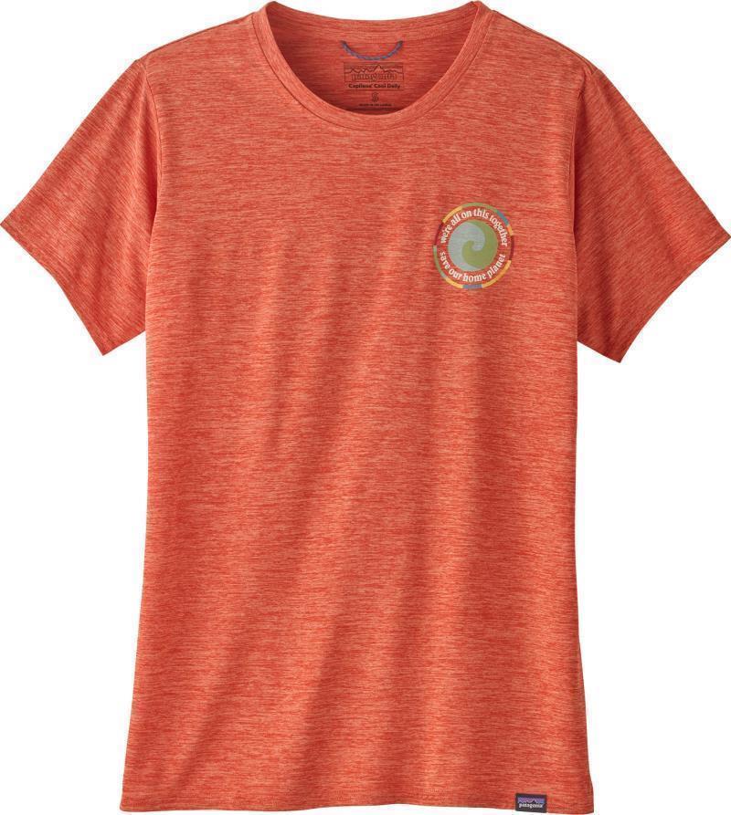 Capilene Cool Daily Graphic Shirt - Womens - Unity Fitz / Pimento Red X-Dye 1