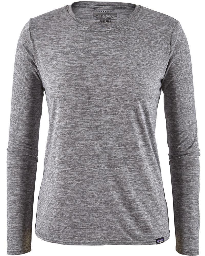 Capilene Cool Daily LS Shirt - Womens - Feather Grey 1
