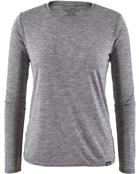 Capilene Cool Daily LS Shirt - Womens - Feather Grey 1