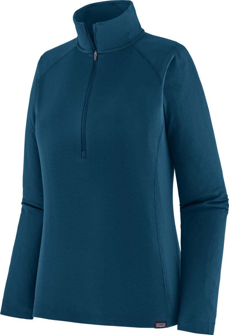 Capilene Midweight Zip Neck - Womens - Lagom Blue 1