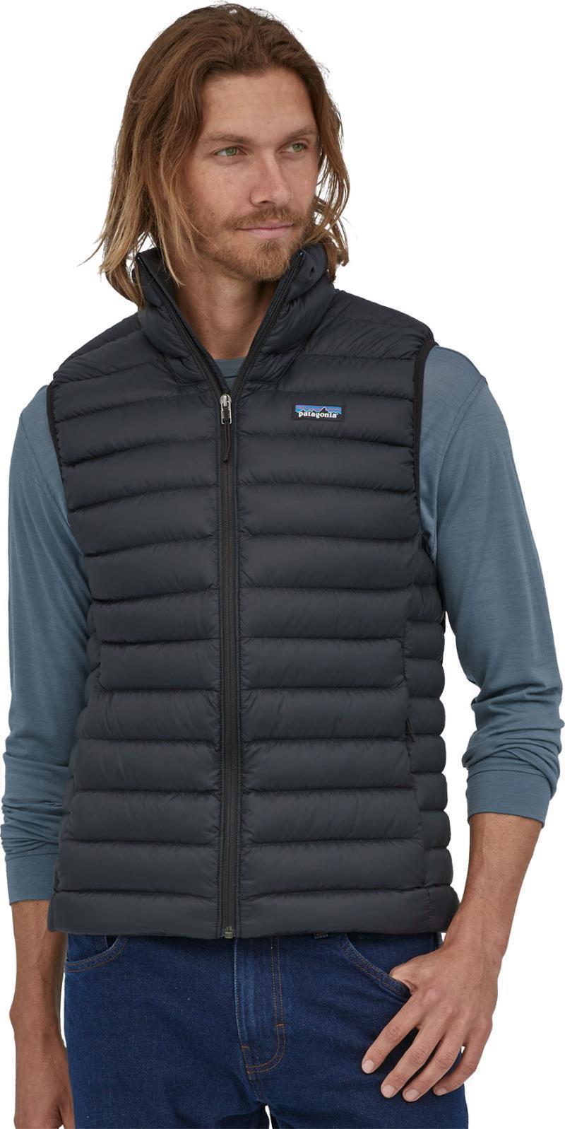 Down Sweater Vest - Mens - Black 2