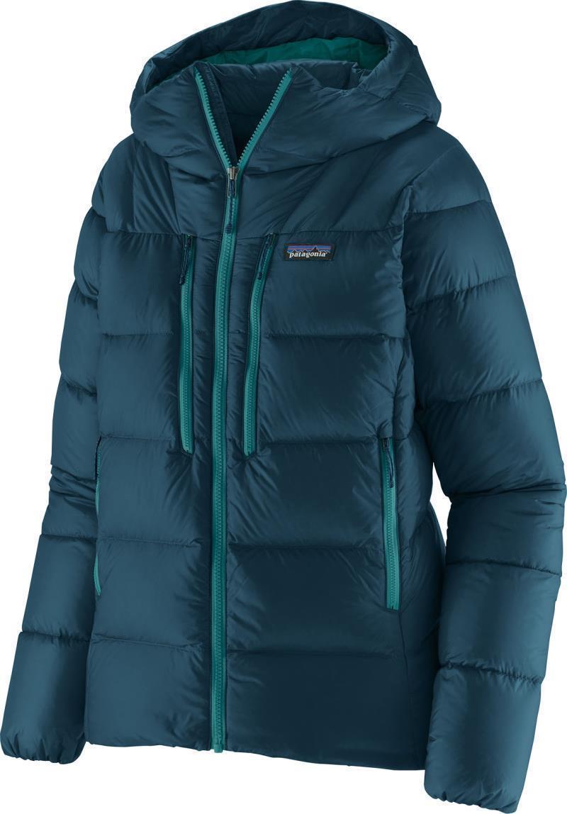 Fitz Roy Down Hoody - Womens - Lagom Blue 1