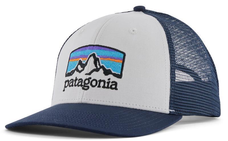 Fitz Roy Horizons Trucker Hat - White w/New Navy 1