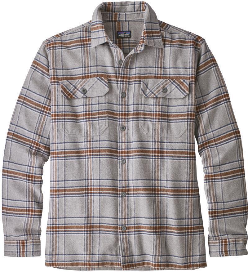 Fjord Flannel LS Shirt - Mens - Activist / Feather Grey 1