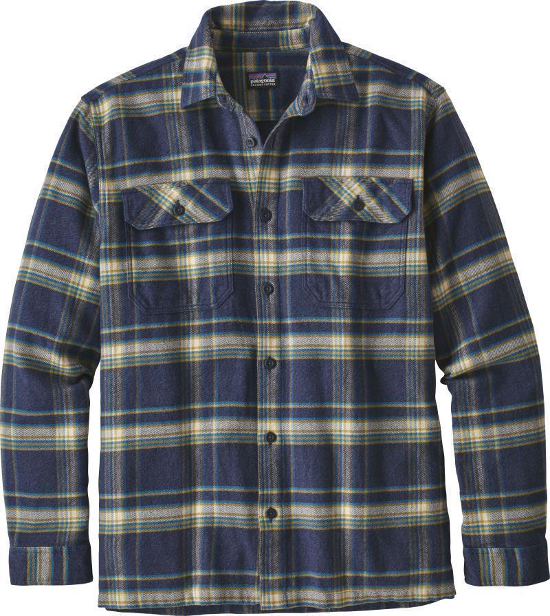 Fjord Flannel LS Shirt - Mens - Activist / Navy Blue 1