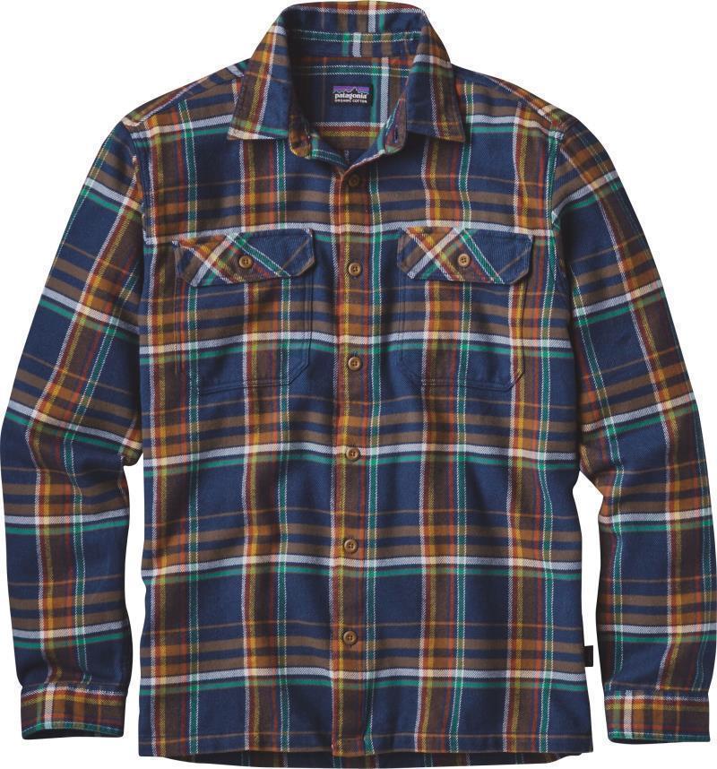 Fjord Flannel LS Shirt - Mens - Blue Ox / Navy Blue 1