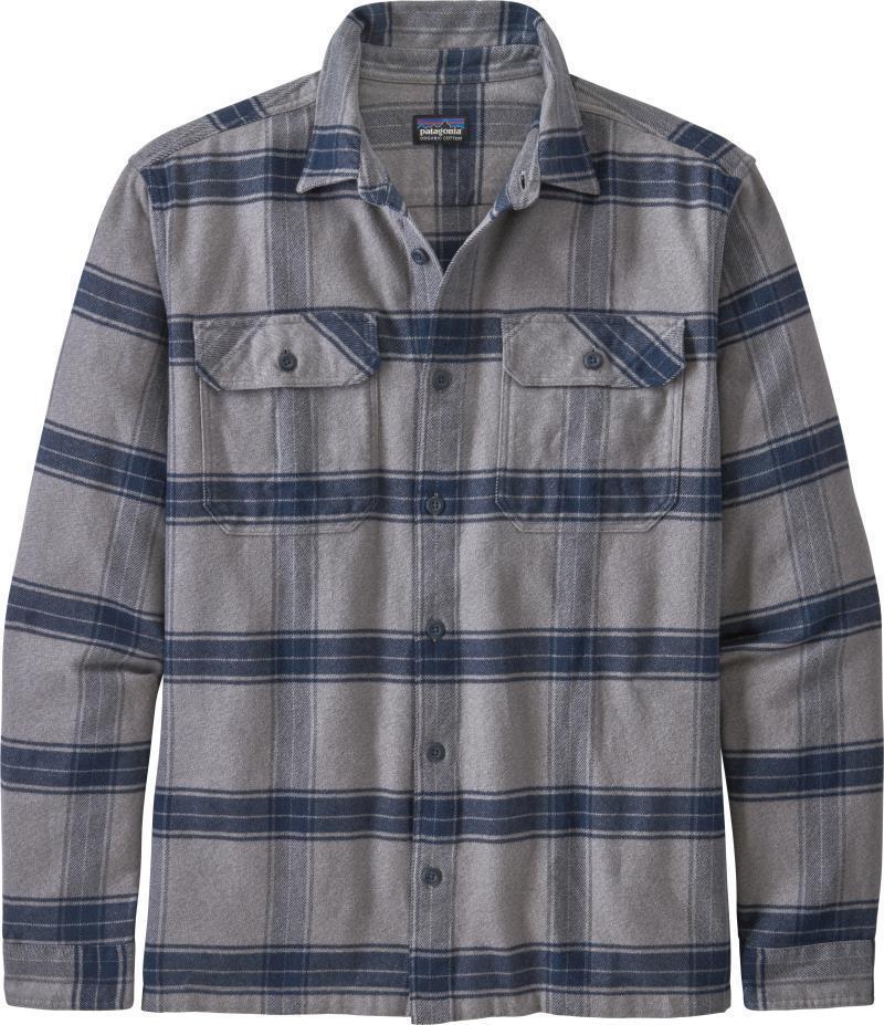 Fjord Flannel LS Shirt - Mens - Burlwood / Noble Grey 1