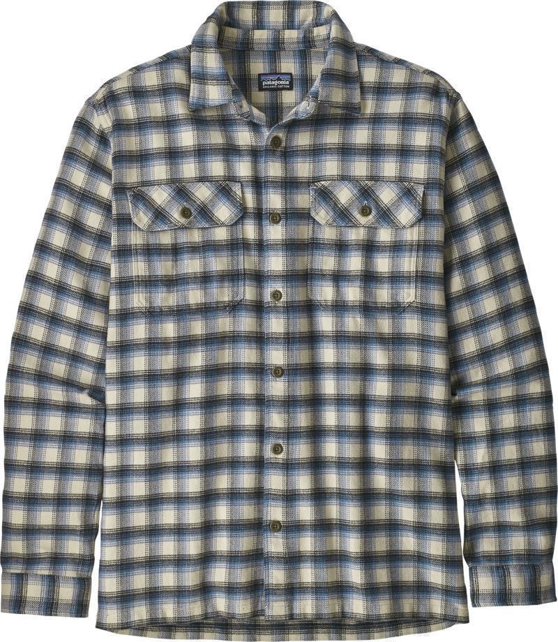 Fjord Flannel LS Shirt - Mens - Castroville / Oyster White 1