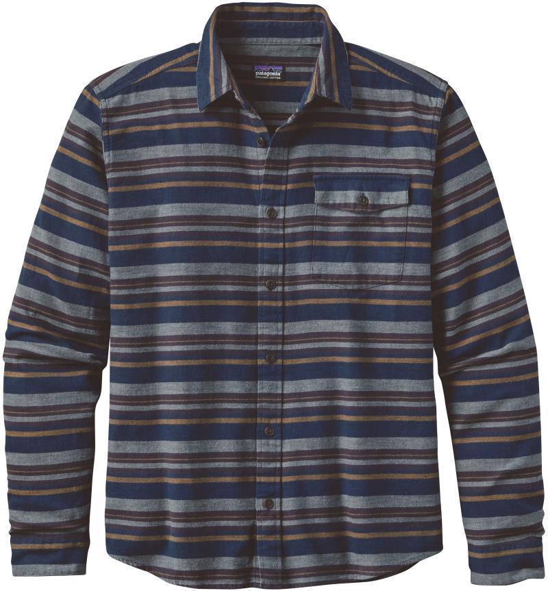Fjord Flannel Lightweight LS Shirt - Mens - Arborist / Navy Blue 1