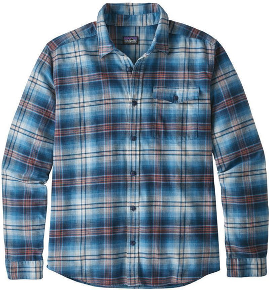 Fjord Flannel Lightweight LS Shirt - Mens - Bad Ombre / Lumi Blue 1