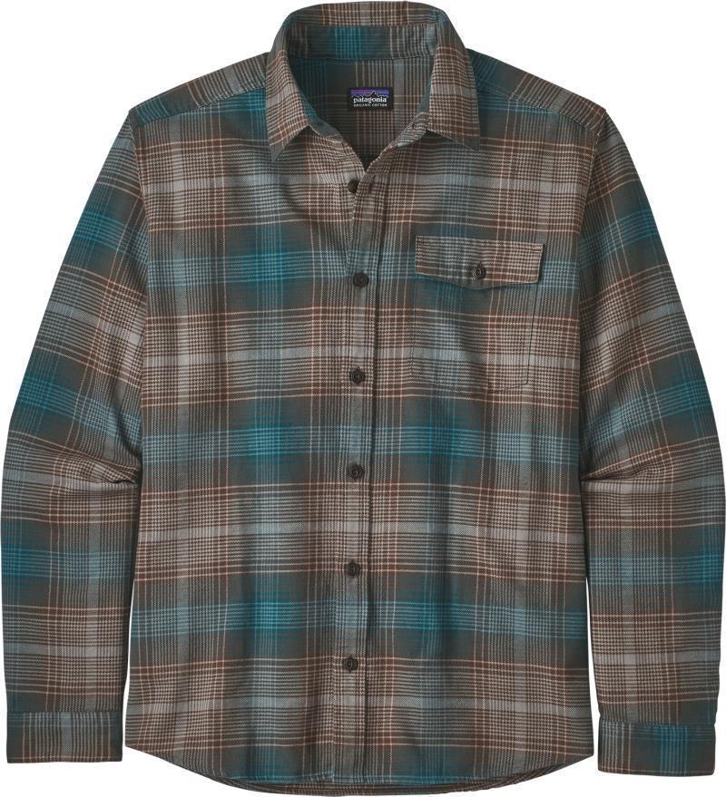 Fjord Flannel Lightweight LS Shirt - Mens - Canopy / Bristle Brown 1