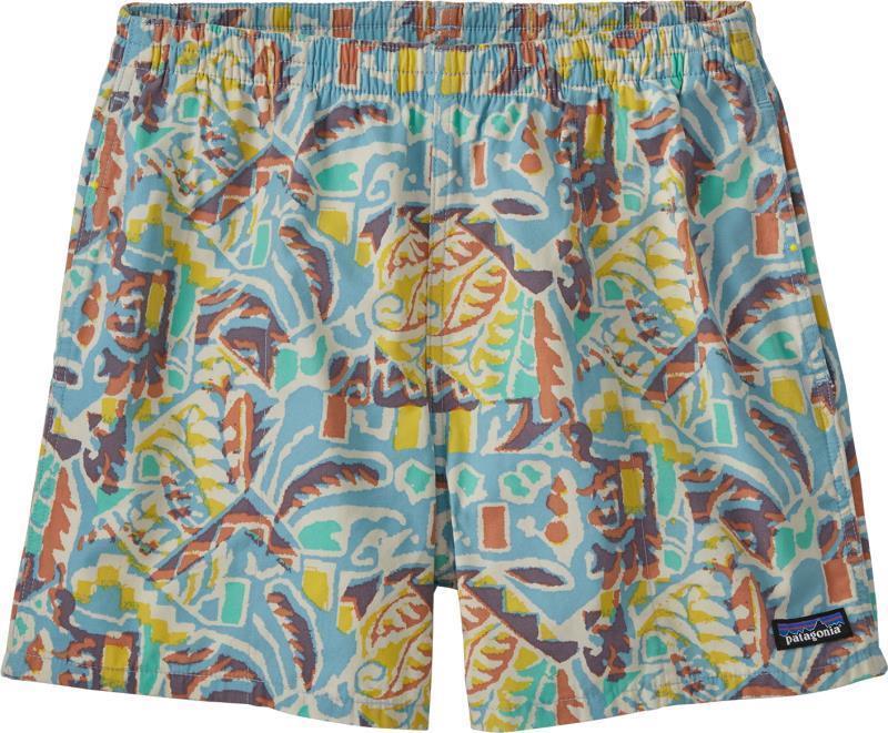 Funhoggers Shorts, 4" Inseam - Womens - Thriving Planet / Lago Blue 1