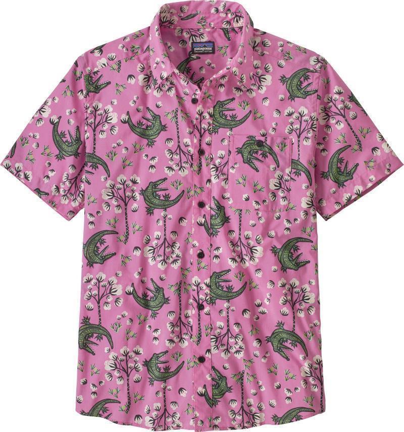 Go To Shirt - Mens - Cotton Ball Gators / Marble Pink 1