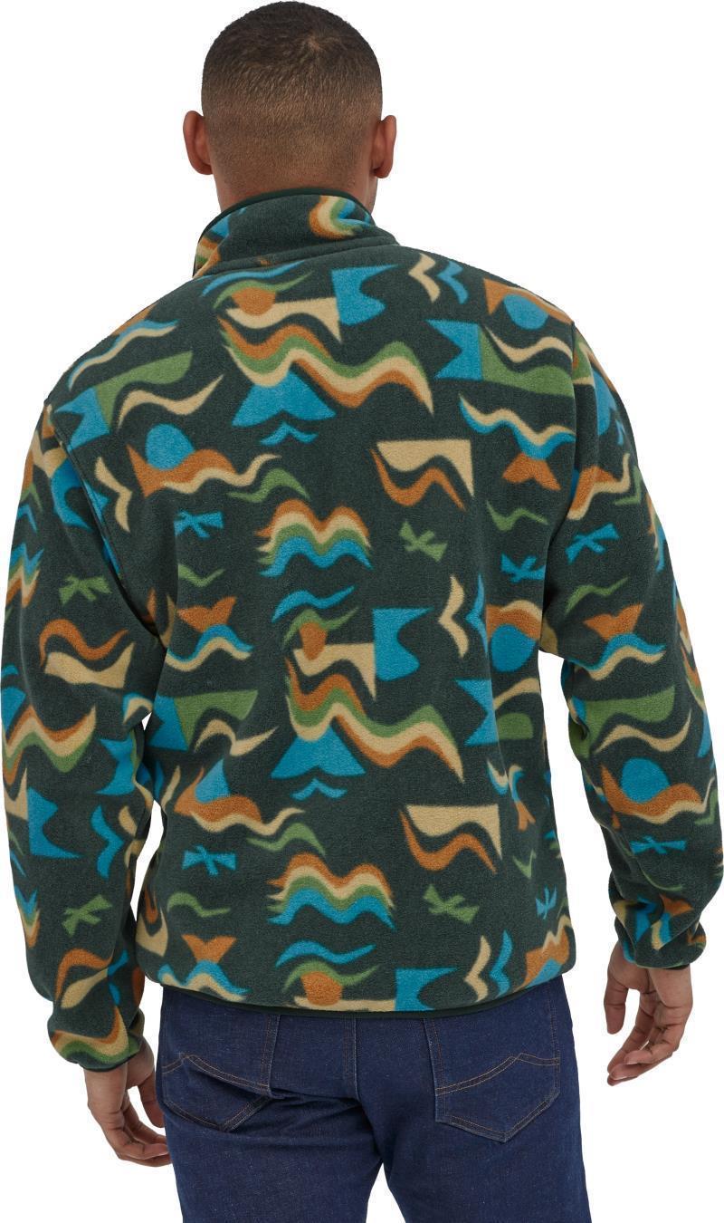 Lightweight Synchilla Snap-T Pullover - Mens - Arctic Collage / Northern Green 3