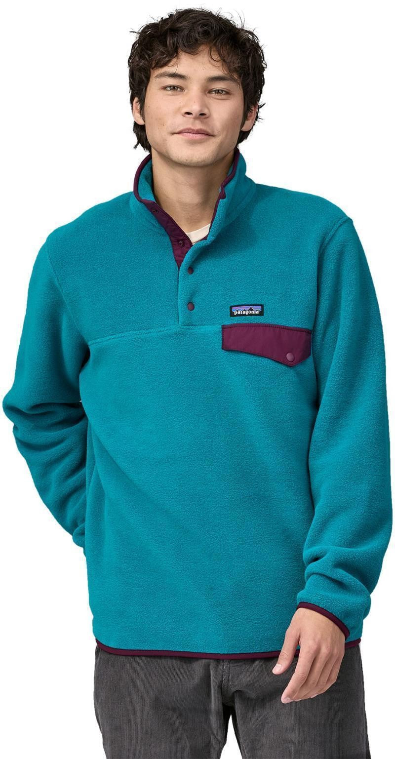 Lightweight Synchilla Snap-T Pullover - Mens - belay blue 1
