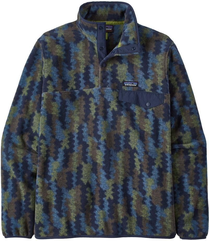 Lightweight Synchilla Snap-T Pullover - Mens - climbing trees ikat / new navy 1