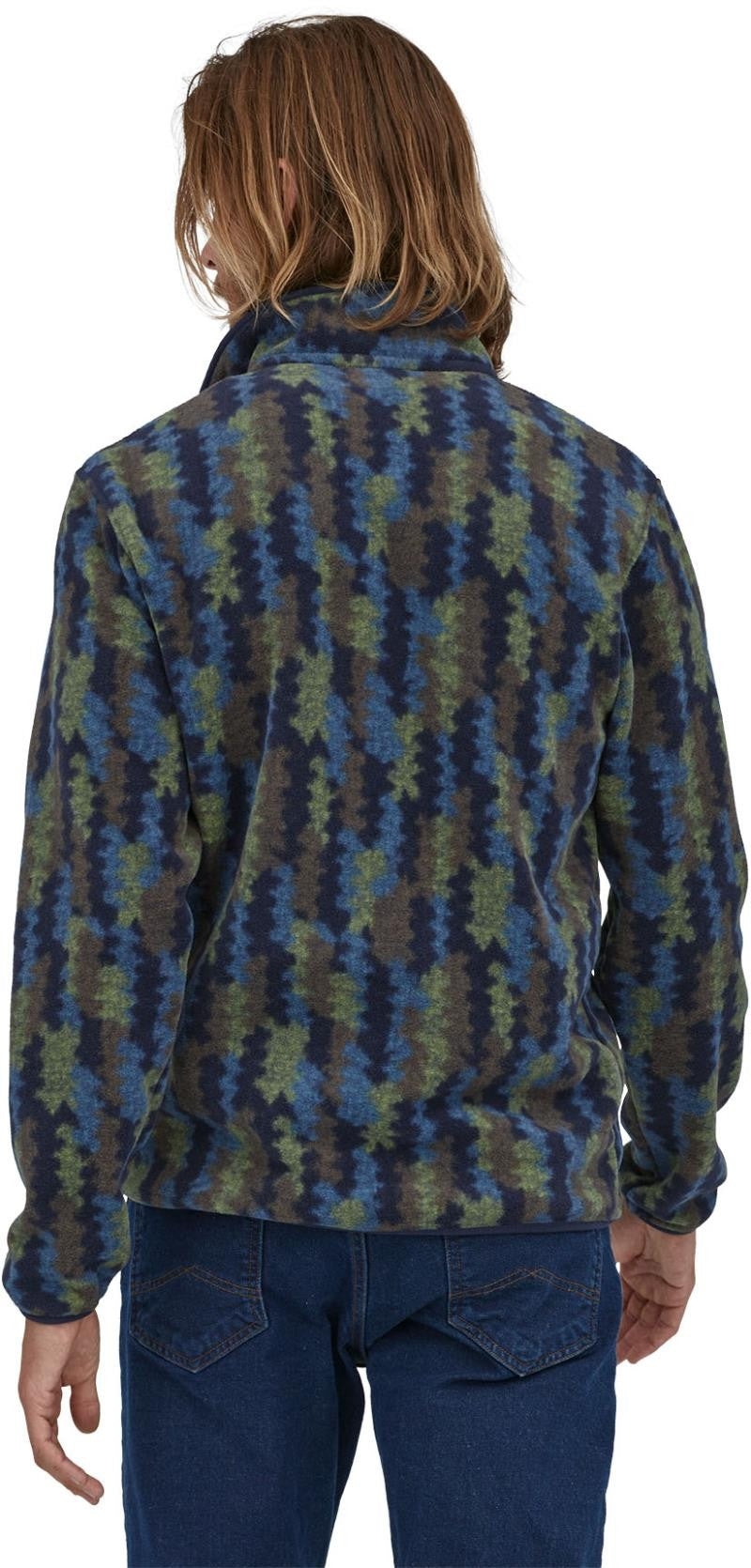Lightweight Synchilla Snap-T Pullover - Mens - climbing trees ikat / new navy 1