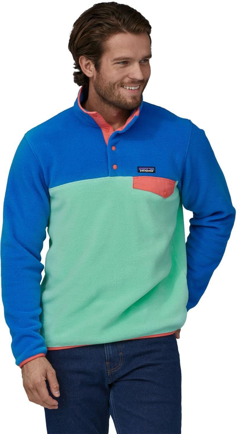 Lightweight Synchilla Snap-T Pullover - Mens - early teal 1