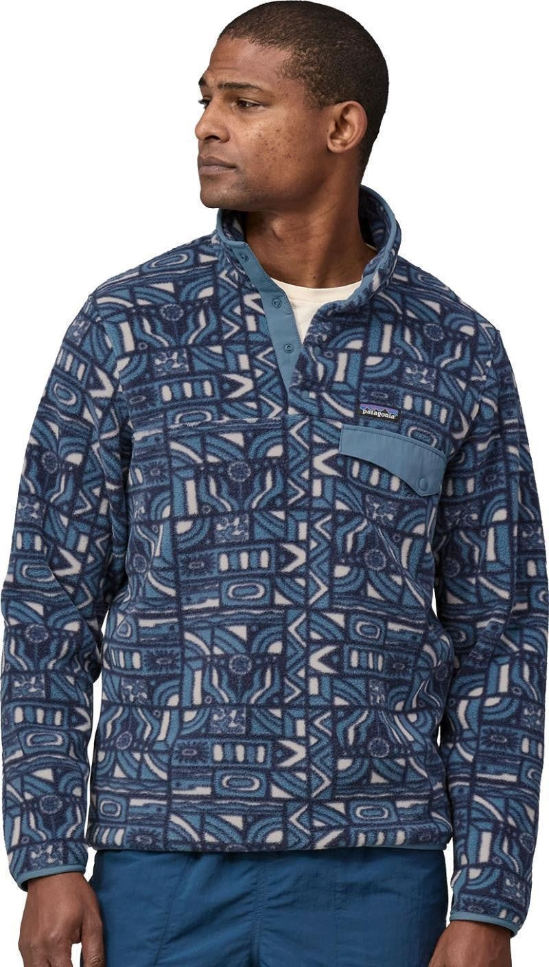 Lightweight Synchilla Snap-T Pullover - Mens - new visions / new navy 1
