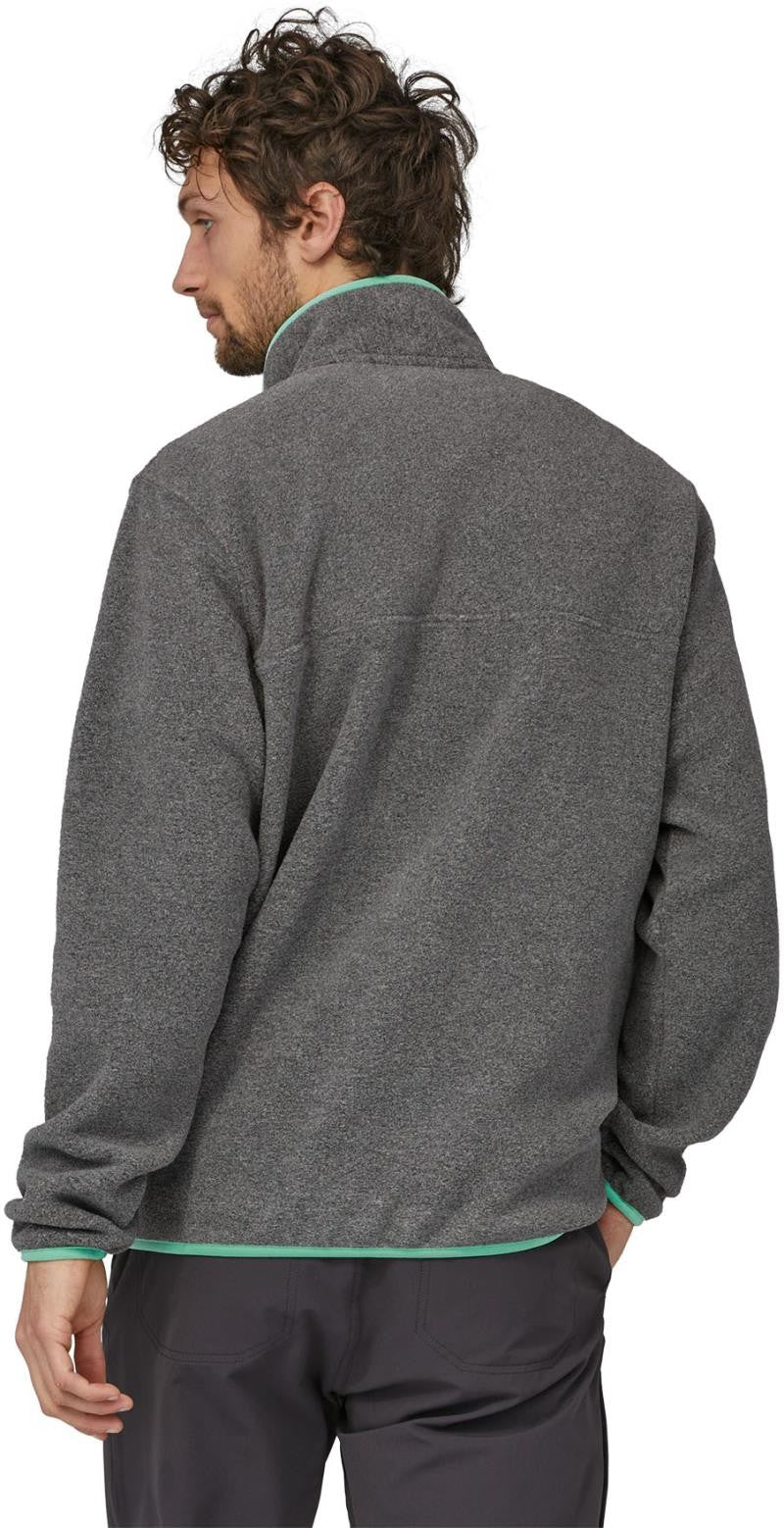 Lightweight Synchilla Snap-T Pullover - Mens - nickel w/early teal 1