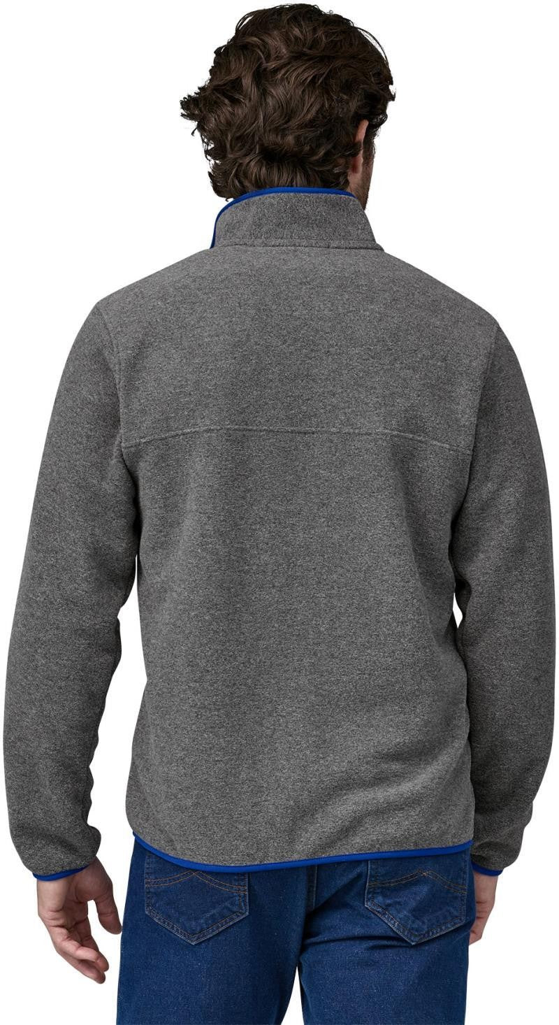 Lightweight Synchilla Snap-T Pullover - Mens - nickel w/passage blue 1