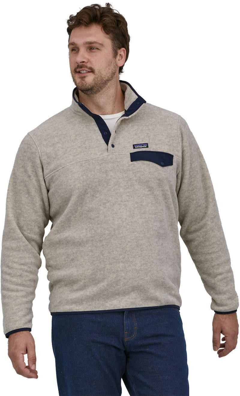 Lightweight Synchilla Snap-T Pullover - Mens - oatmeal heather 1