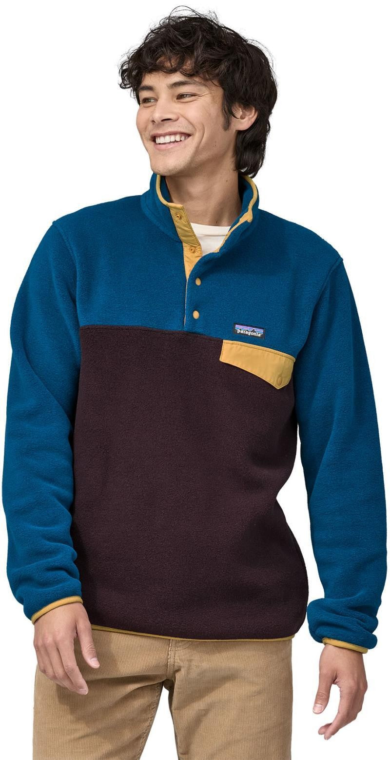 Lightweight Synchilla Snap-T Pullover - Mens - obsidian plum 1