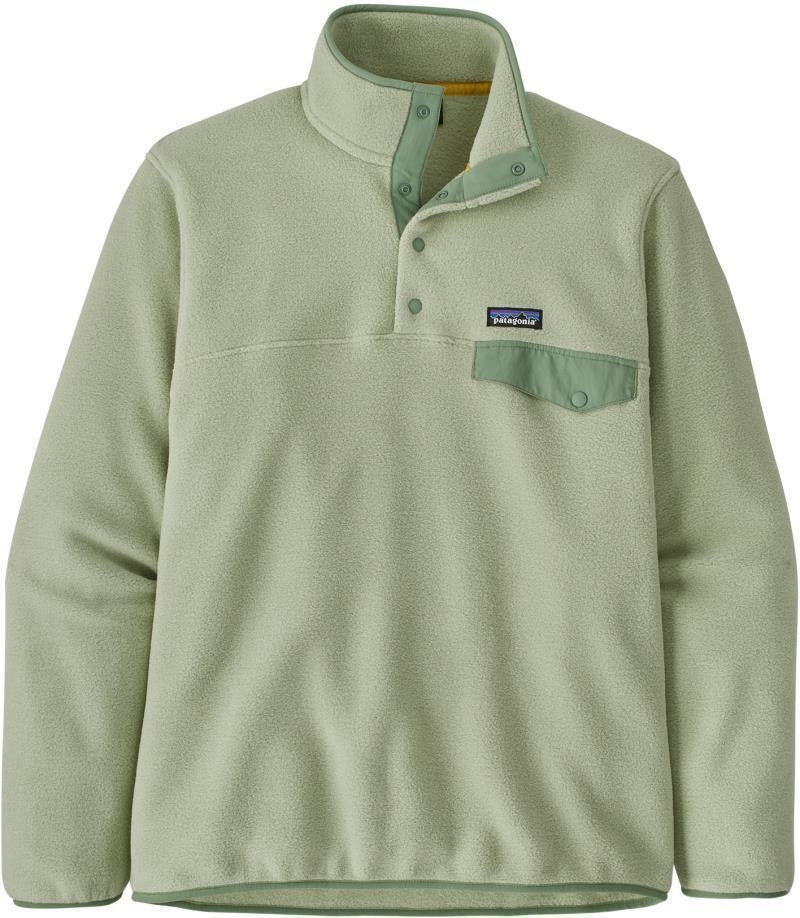 Lightweight Synchilla Snap-T Pullover - Mens - salvia green 1