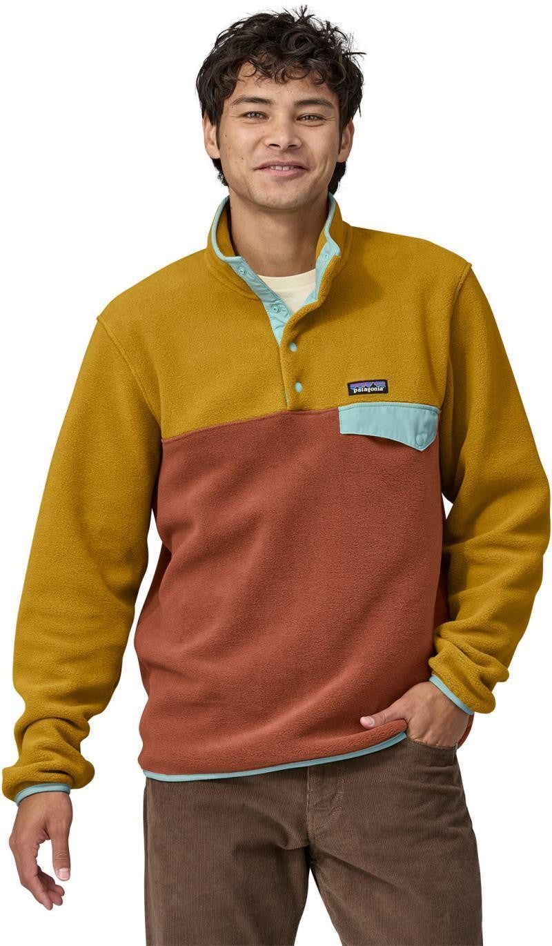 Lightweight Synchilla Snap-T Pullover - Mens - sisu brown 1