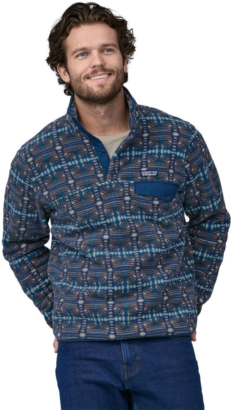 Lightweight Synchilla Snap-T Pullover - Mens - snow beam / dark natural 1