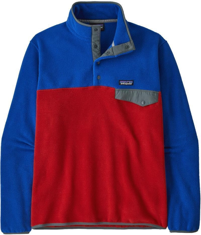 Lightweight Synchilla Snap-T Pullover - Mens - touring red 1
