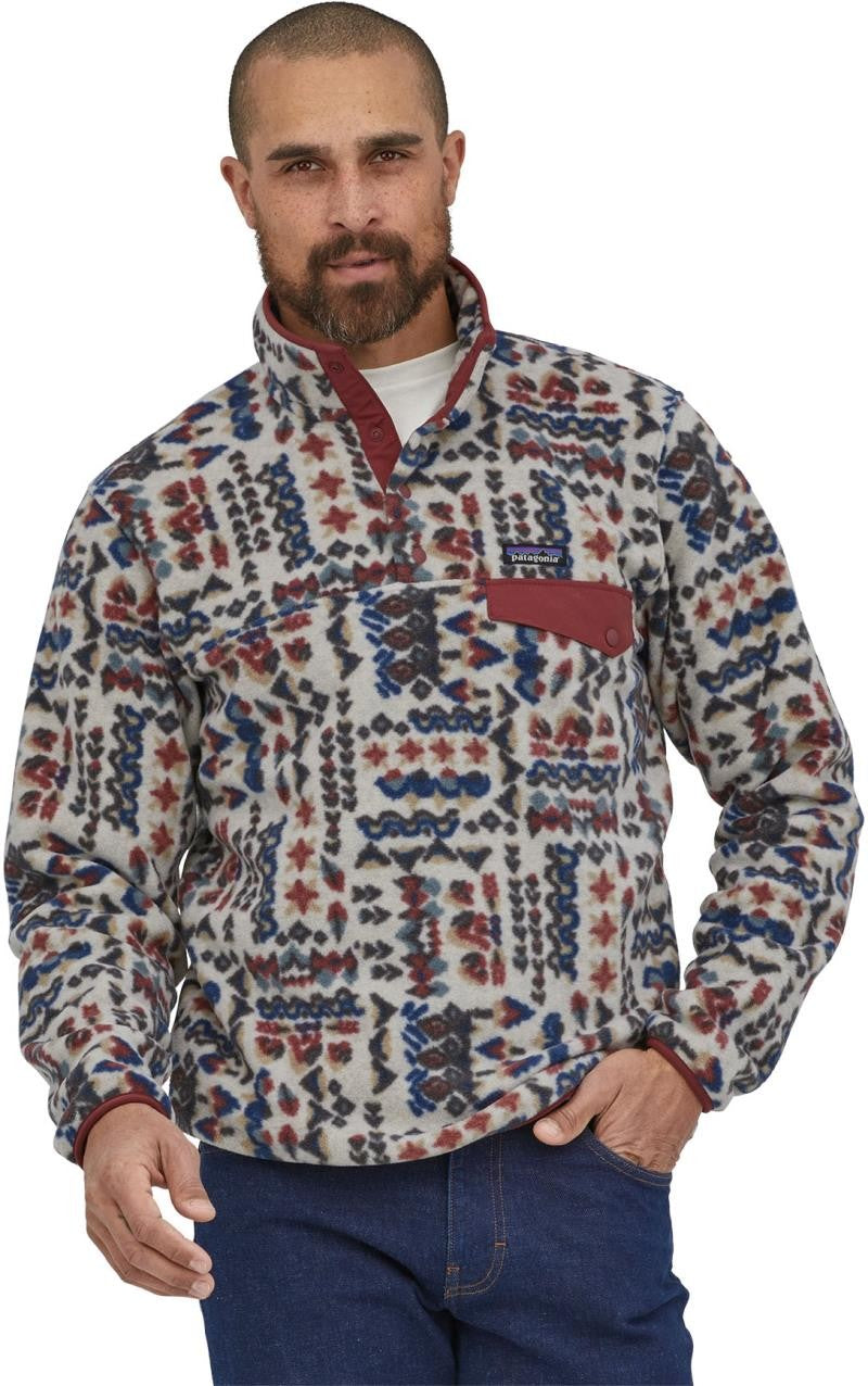 Lightweight Synchilla Snap-T Pullover - Mens - wandering woods / pumice 1