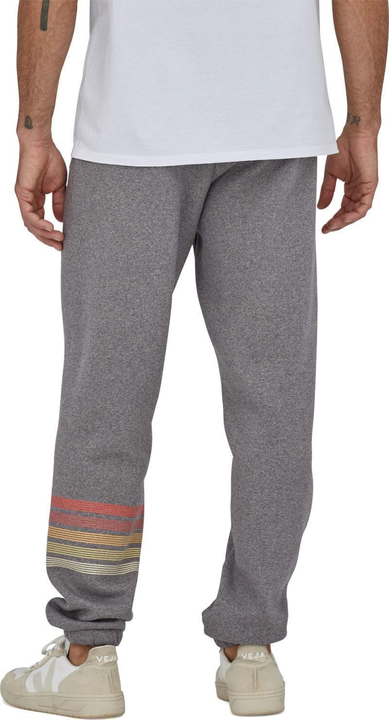 Line Logo Ridge Stripe Uprisal Sweatpants - Mens - Gravel Heather 3