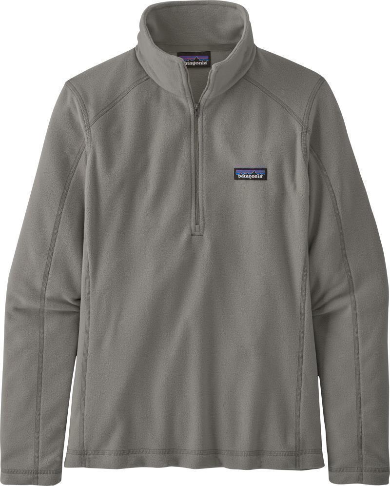 Micro D 1/4 Zip - Womens - Feather Grey 1